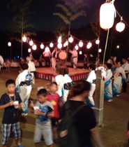 箕島の呑海寺で夏祭り開山踊りに参加しました。