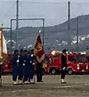 岡山市消防出初式が行われました。