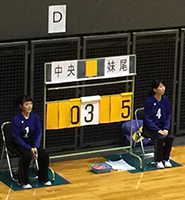 「岡山市婦人会のバレーボール大会」
